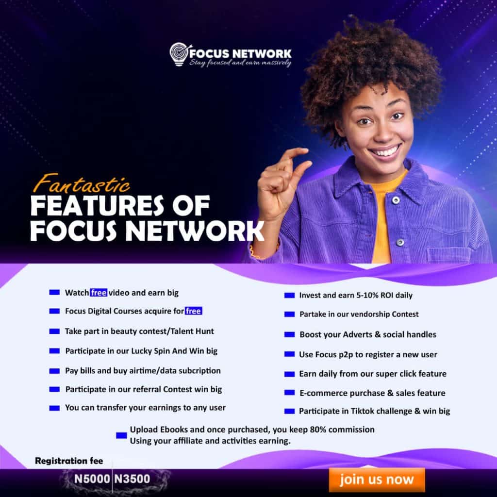 Focus Network Features