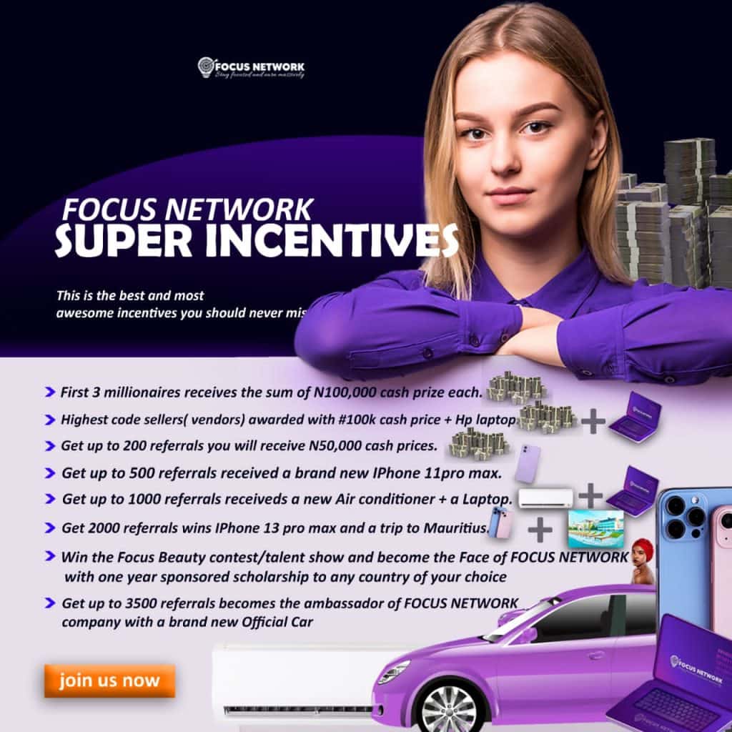 Focus Network Incentives