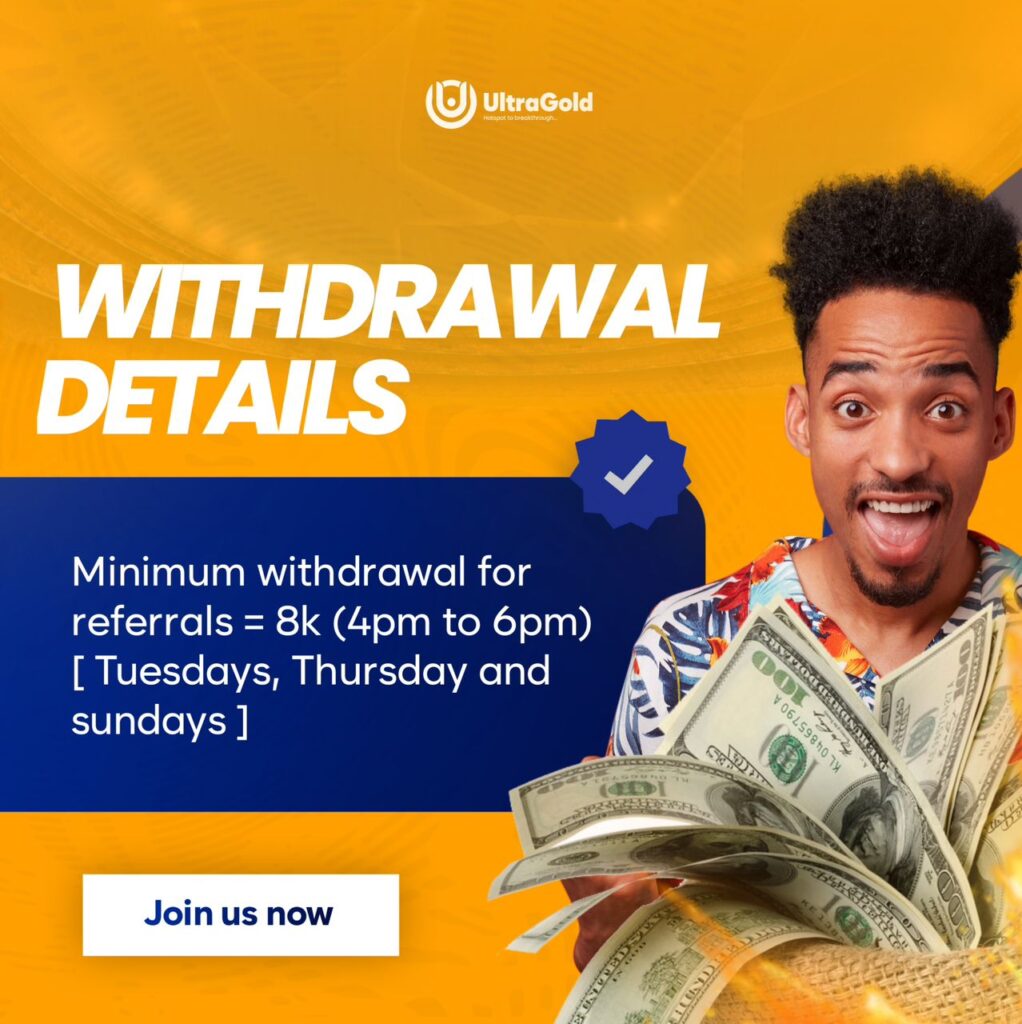 UltraGold Review: Withdrawal Details