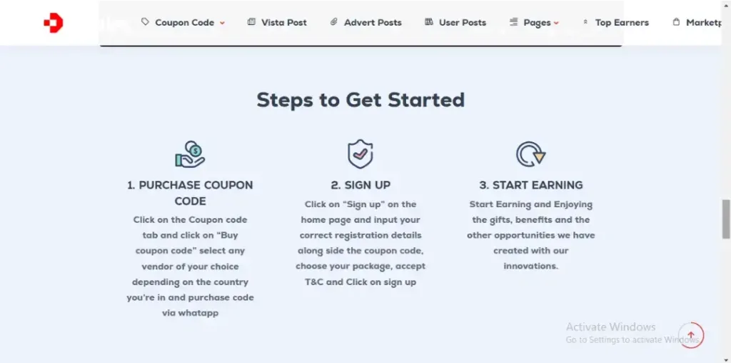 Steps to Register on Vistalog