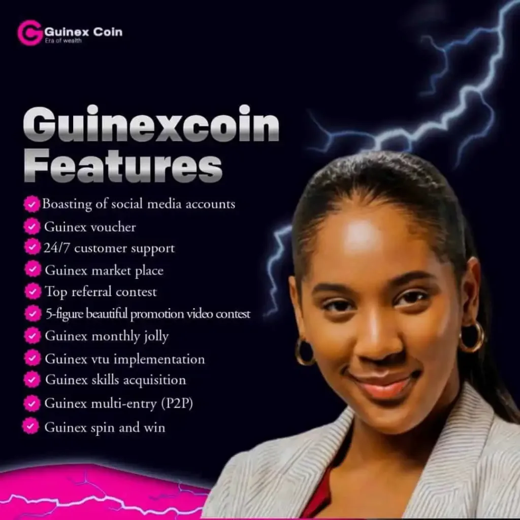 Guinex Coin Features