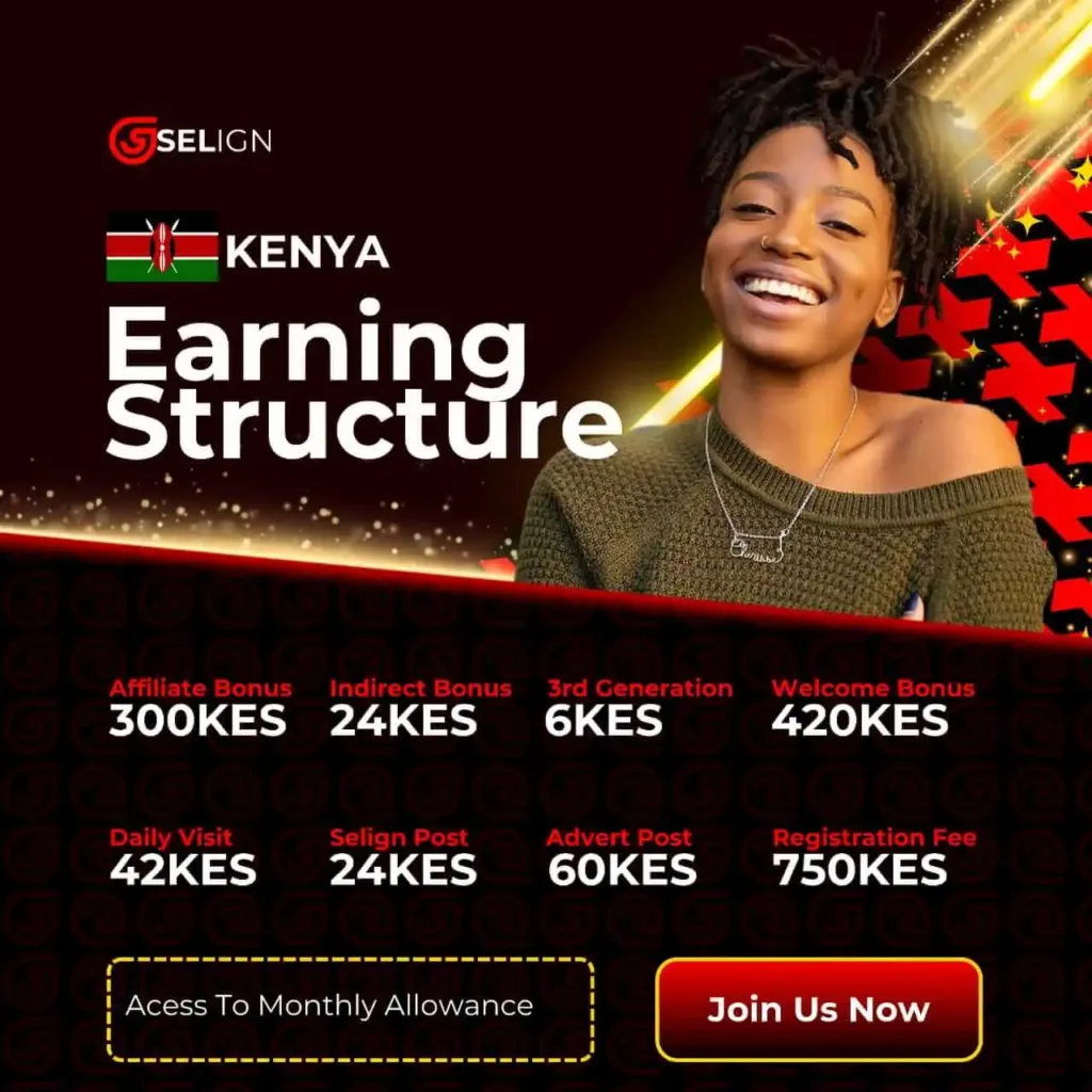 Selign Kenya Earning Structure